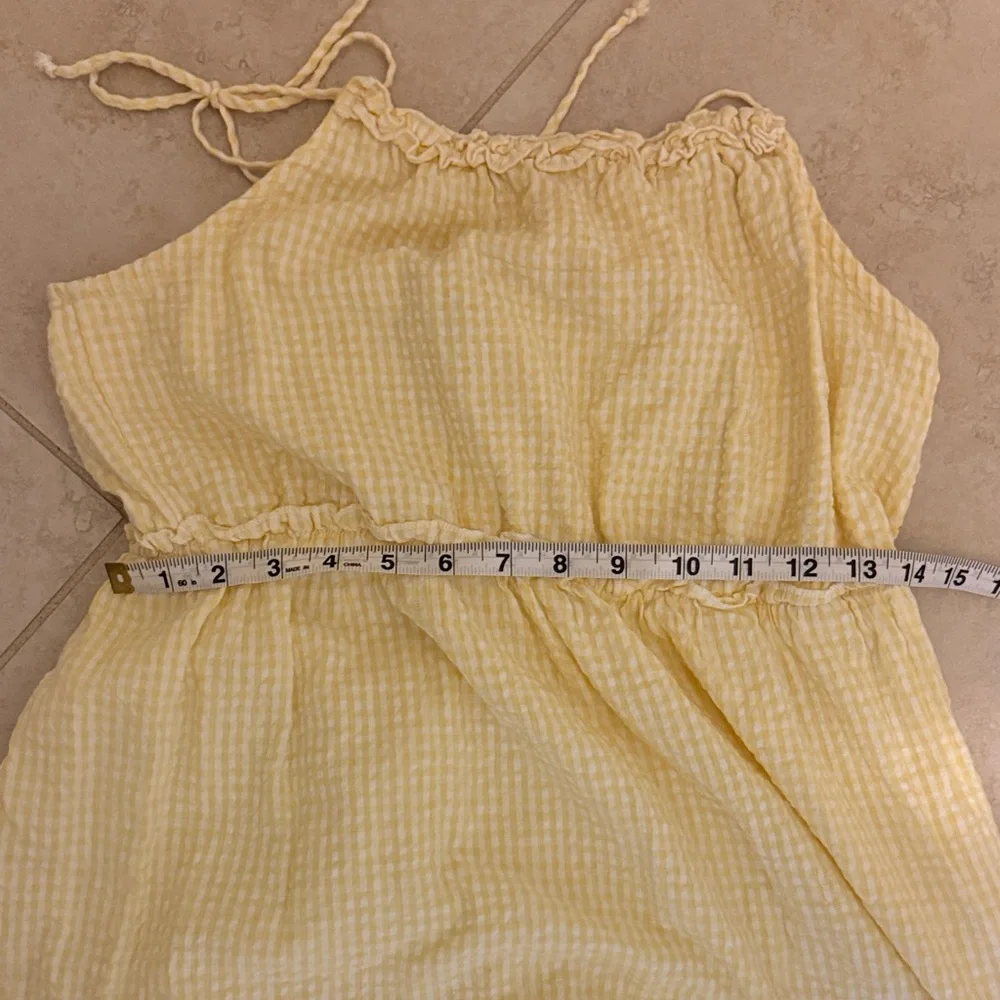 Jessica Simpson Light Yellow Tiered Maxi Dress - Picture 10 of 10
